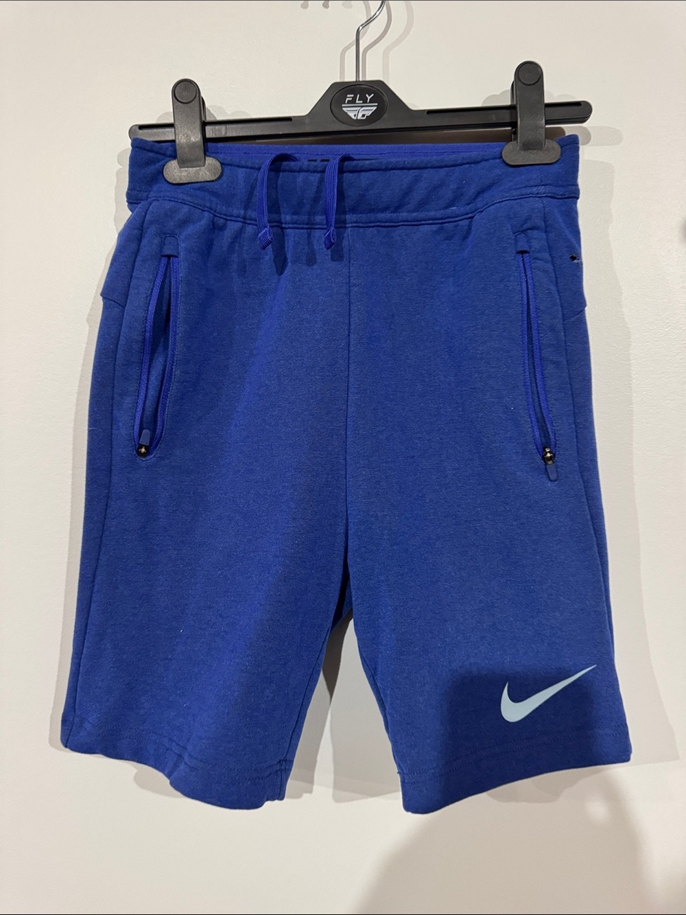 Nike Blue Athletic Shorts with Swoosh